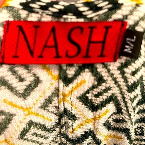 Nash Geometric Racer Back Casual Summer Dress and Swimsuit Cover-up - Picture 8 of 8